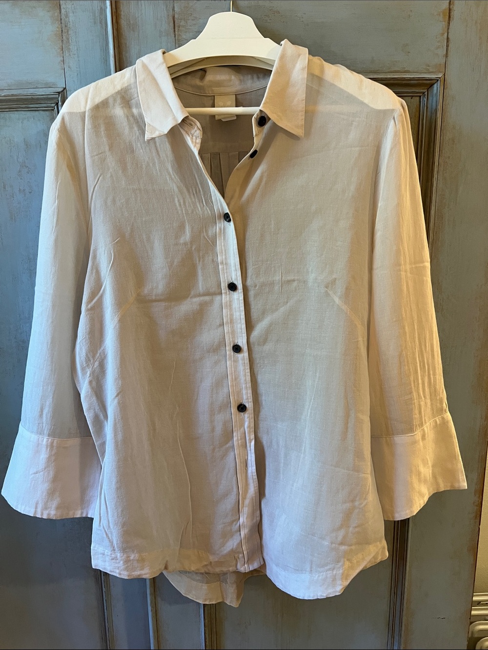 Classic White Button-Up Women's Top Malia Mills